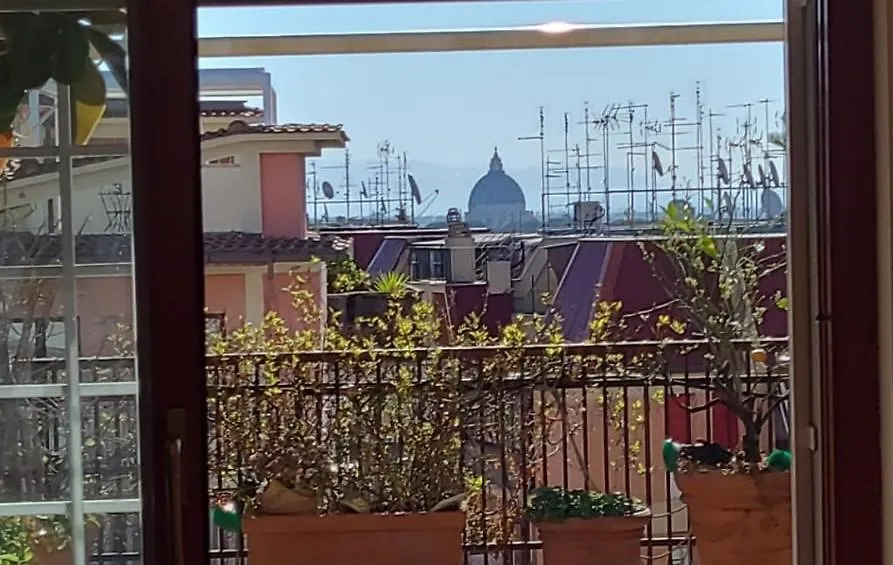 St Peter Terrace View Attic Apartment Rome